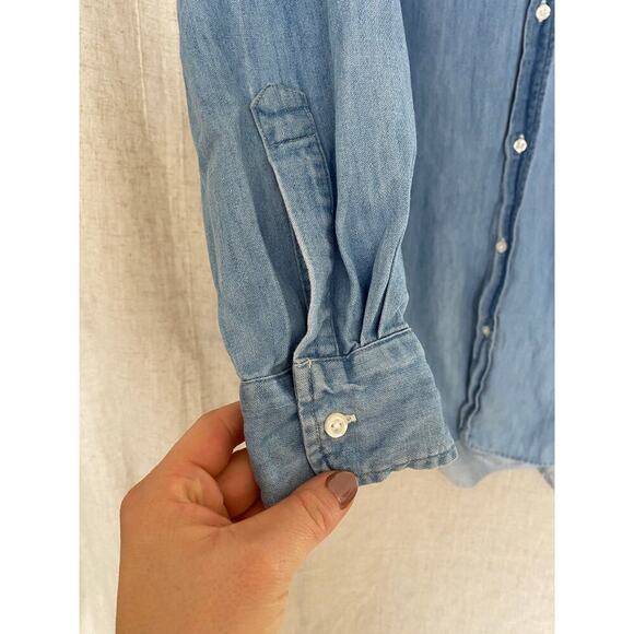 Frank & Eileen Famous Denim Vintage Stonewashed Indigo Mary Dress Sz. XL - Picture 6 of 13
